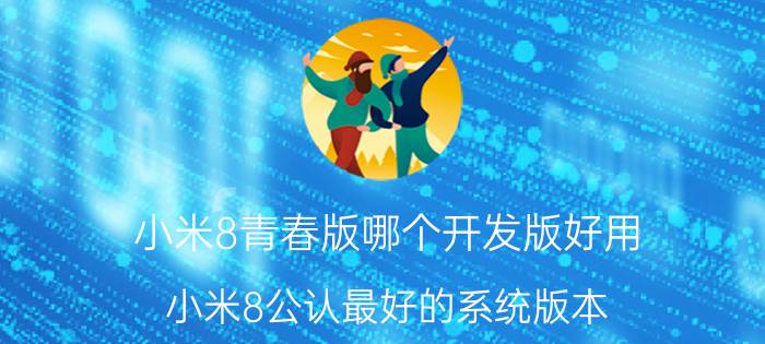 小米8青春版哪个开发版好用 小米8公认最好的系统版本？